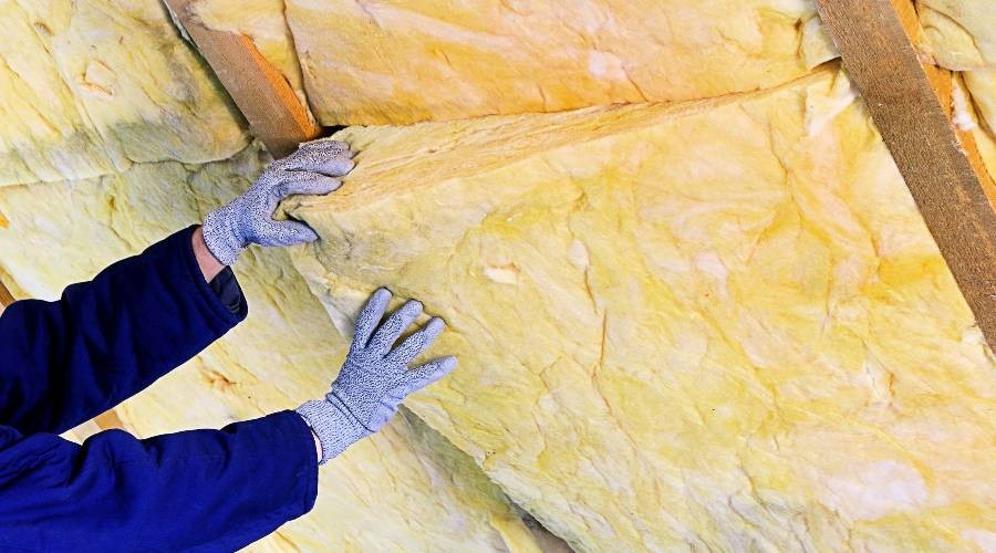 Plafond met isolatie Plafond isolatie